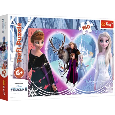 Trefl Puzzle - Frozen - Joyful moments (160 pieces) 2D Puzzels