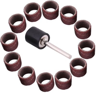 Dailygoods- Schuurbanden 100 x 610 mm - 80/320/600 Grit - Houtbewerking - Polijsten - Zelfexpanderend - Voor diverse toepassingen - Schuuraccessoires