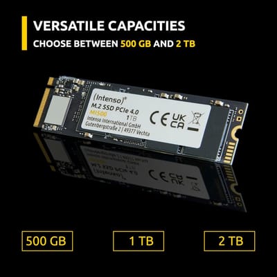 Interne NVMe M.2 SSD 1TB PCIe 4.0 Gen4 - 5300MB/s Lezen & 4500MB/s Schrijven