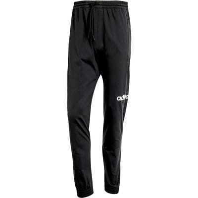 Adidas Essentials Linear Single Jersey Joggers Zwart S / Regular Man