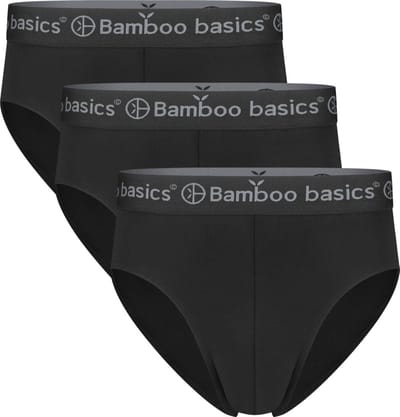 Comfortabel & Zijdezacht Bamboo Basics Slips James (3-pack) - Zwart - M