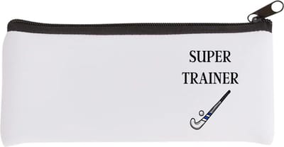 Akyol - super trainer Etui - Sport - coach - hockey stick - trainer - geschenk - verjaardag - love gift - 20 bij 9 cm