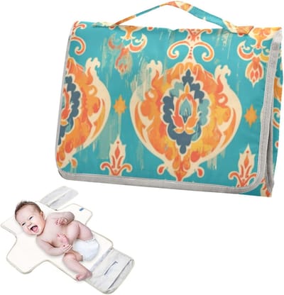 Herbruikbare Verschoningsmat - Waterdichte Luier Pad - Baby Verzorgen - Met Ingebouwd Kussen - 62 x 30 cm
