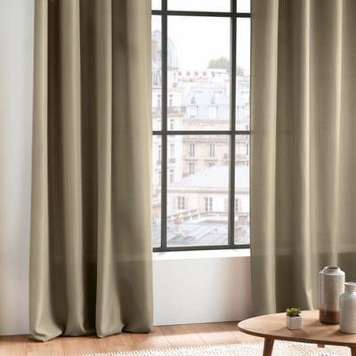 Wicotex - Gordijnen - Kant en klaar - Met ringen - 140x280cm - Linen - 2stuks