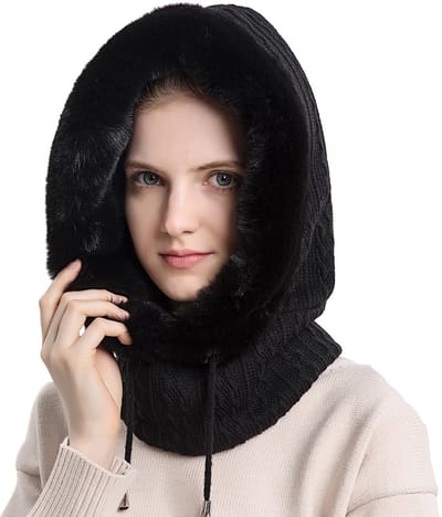 Zeynomax - Wintermuts Sjaal Set - Dames Warm Bivakmuts - Outdoor