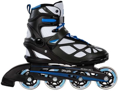 Playlife Inline Skates Uno Black 80 Softboot 82a Zwart Maat 39