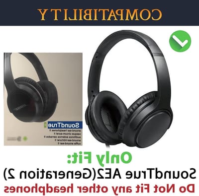 Vervangende oorkussens voor Bose SoundTrue Around-Ear II hoofdtelefoon, zachte eiwitleer en hoogwaardig schuim voor optimaal comfort en geluidsisolatie