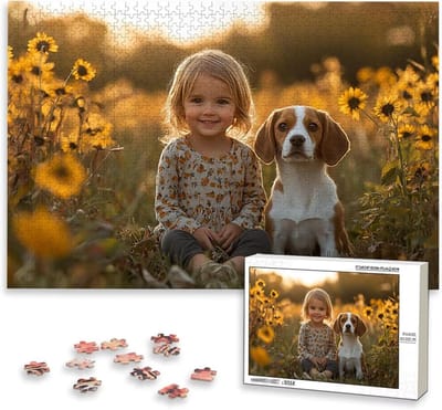 Gepersonaliseerde Puzzel - Foto Puzzel - Cadeau Idee - Hout Materiaal - 3000 Stukjes - Meerdere Kleuren