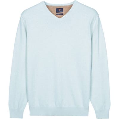 Baileys Soft Blue Lange mouw Regular Fit Pullover 618100 615