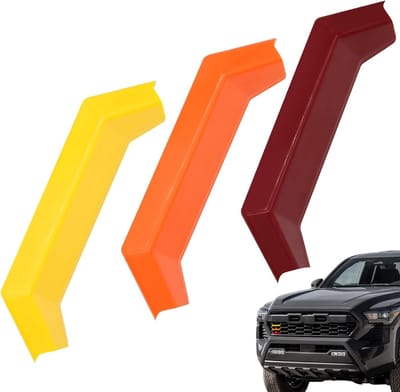 3 Stuks Grille Emblemen voor Tacoma 2024-2025, Kleurige Styling Upgrade voor Off-Road, Sport & PreRunner, Eenvoudige Installatie en Auto Exterieur Decoratie