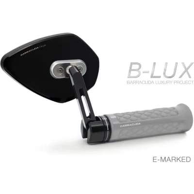 Stuurspiegel motorfiets Barracuda Skin-X Bar End B-Lux