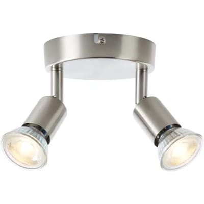 Baseline Opbouwspot Parma - Satijn Chroom - 2xgu10