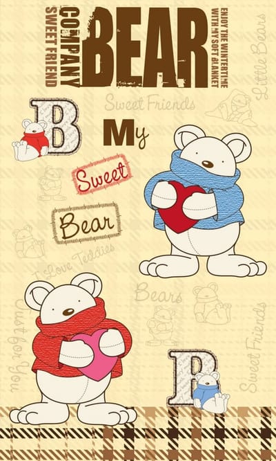 Fotobehang - Teddy Bear 150x250cm - Vliesbehang