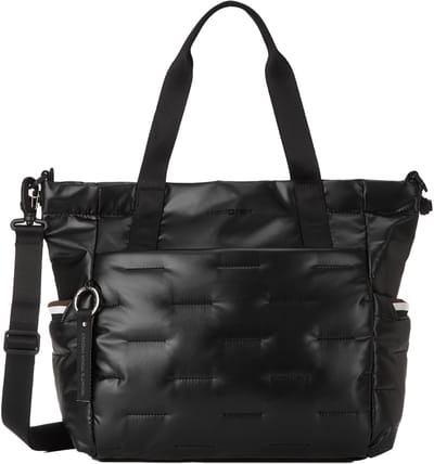 Hedgren PUFFER Tote Bag – Gewatteerde shopper – Waterafstotend – Lichtgewicht – Zwart