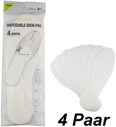 4 PAAR Comfort Inlegzolen Hielspoor - Tegen voet Pijn - Inlegzooltjes - Heren - Vrouwen - Inlegzool - Maat 34 tm 45