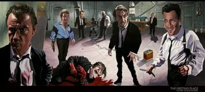 The meeting place - The art of Justin Reed Poster 100x50cm