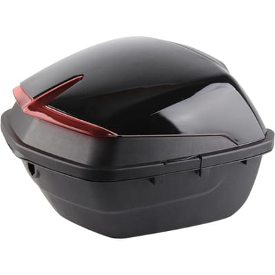 Coffre arrière de Scooter étanche et résistant aux chocs, boîte supérieure universelle de grande capacité pour moto black