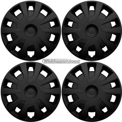 Autostyle BOLLE Wieldoppen Revo-Van 15 Inch Abs Zwart Set Van 4