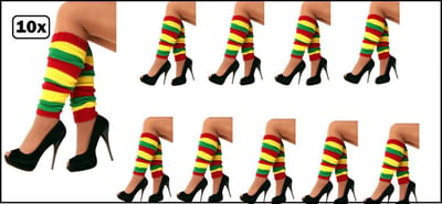 Beenwarmers rood/geel/groen