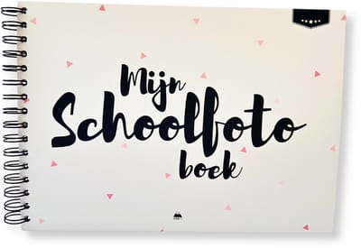 IJSWIT Schoolfotoboek Roze – Invulboek voor 18 Jaar Schoolfoto’s