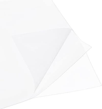 MK Stoer - Dubbelzijdig plakband - Zelfklevend - PET - Fotoalbums - Kunsthandwerk - 0,1 mm dik - Geschikt voor DIN A4 - Transparant - 25 stuks 30 x 21 cm