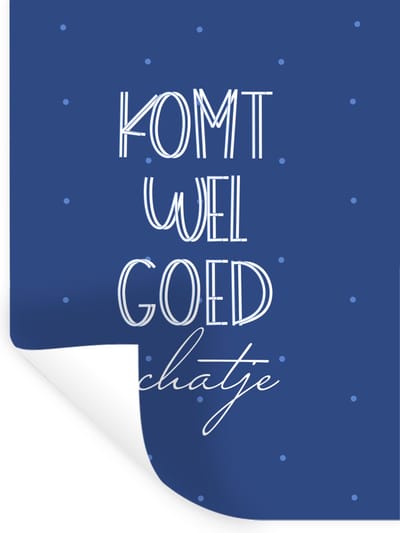 Muurstickers - Sticker Folie - Beterschap - Spreuken - Liefde - 30x40 cm - Plakfolie - Muurstickers Kinderkamer - Zelfklevend Behang - Zelfklevend behangpapier - Stickerfolie