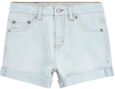 Levi´s ® Kids Girlfriend Korte Jeans Blauw 14 Years Meisje