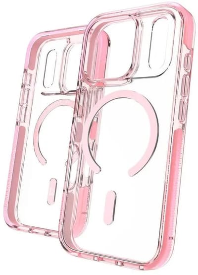 ZAGG Santa Cruz Snap Hoesje Geschikt voor Apple iPhone 17 Pro - Compatibel met MagSafe / Qi2 - Back Cover Roze