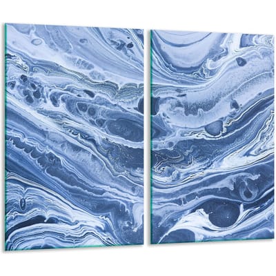 TMK ArtDeko - Snijplank - Glas - 30x52 cm - Marmereffect