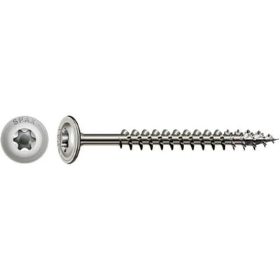 SPAX 0257000801205 R 88193 m.Spitze/T-STAR TG Houtschroef 8 mm 120 mm T-STAR plus RVS A2 50 stuk(s)