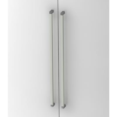 Archiefkast TARVIS, met handgreep zonder slot, 3 ordnerhoogten, B 800 x D 420 x H 1270 mm, wit