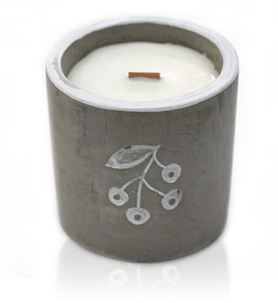 Med Concrete Soja Kaars - Berrys - Jeneverbes & Zoete Gin - 3 stuks