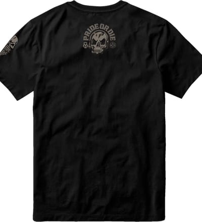 PRIDE or Die T-shirt WORKOUT OR DIE V.3 Katoen Zwart - XXXL