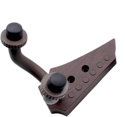 Gitaar Muurbeugel - Instrumenten Hanger - Veilig Opbergen - Universele Pasvorm - 14x9x12 cm - Zwart