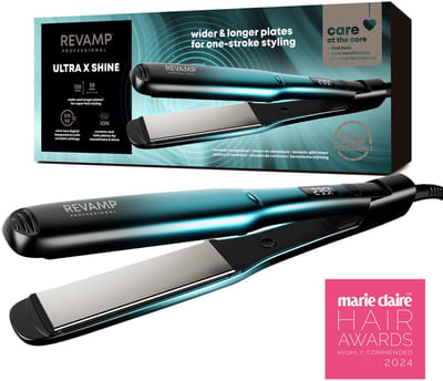 Revamp Progloss Ultra X Shine Brede Stijltang - Extra brede en lange stijlplaten - Ionentechnologie - 80ºC tot 235ºC - Inclusief Anti Hittemat - 3 Meter Salonkabel - ST2000