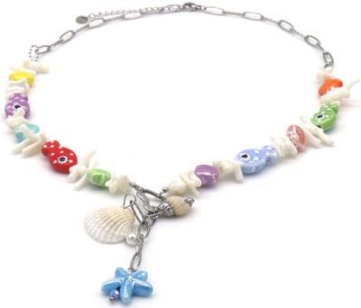 Ketting Schelpen – RVS – 45cm