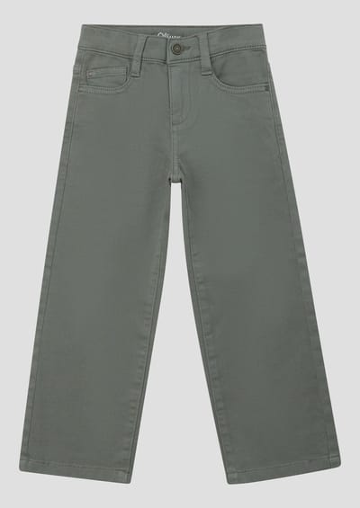 s.Oliver - male - Baggy / Relaxed Fit / Halfhoge / Wijde pijpen broek