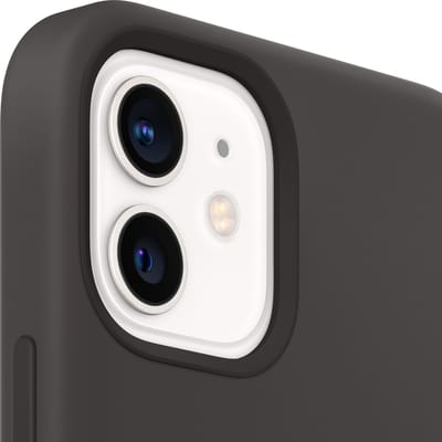 Silicone Backcover MagSafe voor de Apple iPhone 12 Mini - Midnight