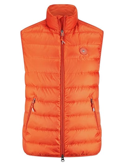 Lichte bodywarmer Van GANT oranje