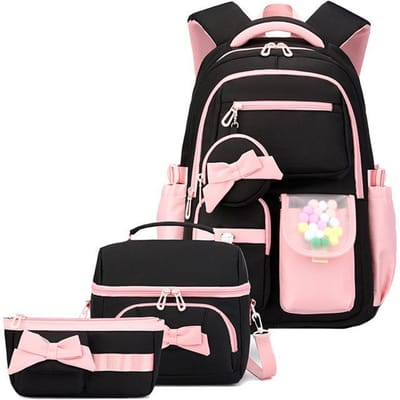 4 Stuks/Set Schoolrugzak voor tienermeisjes Basisschool Groep 3-6 Leerlingen Boekentas Kinderen Kawaii schooltassen voor 8-12 Jaar
