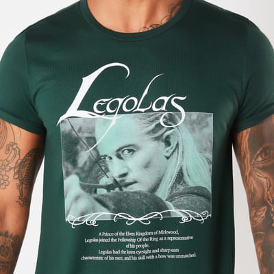 Lord Of The Rings Legolas Prince Of Mirkwood Men's T-Shirt - Groen - S