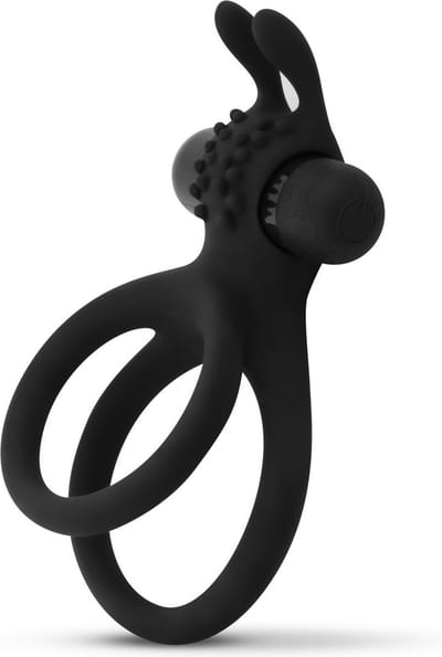 Share Ring - Dubbele Vibrerende Cockring Met Rabbit Oortjes