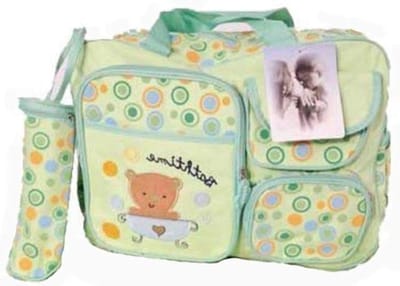 Baby verzorgingstas - Luiertas set - Daguitstapjes met baby - 3-delige set - 50 cm - Groen