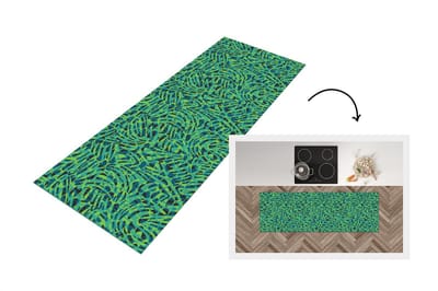 Keukenloper - Loper keuken - Jungle - Dieren - Patroon - 150x50 cm - Keukenloper vinyl
