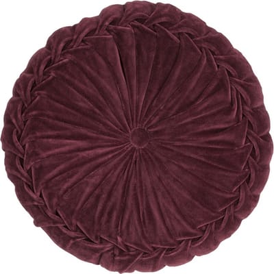 Kanan Velvet Bordo Mattress | 60 X 10 | Sierkussen Voor Woonkamer Of Slaapkamer