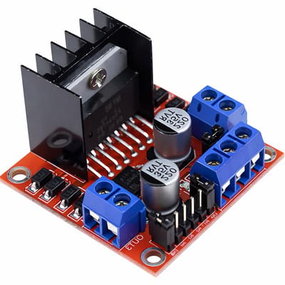 L298N Motor Driver Module â€“ Dubbele H-Brug