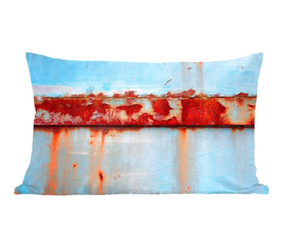 Sierkussens - Kussentjes Woonkamer - 50x30 cm - Metalen - Roest - Vintage - Staal