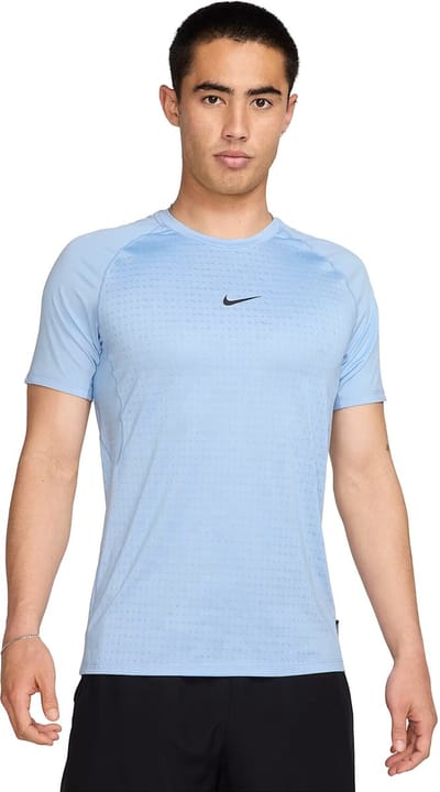 Nike Pro Breathe Heren T-shirt Hj4055-422 - Kleur Blauw - Maat XXL