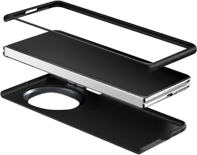 ABEEL, MagSafe Hoesje voor Huawei Mate X6 Antislip Carbon, Zwart
