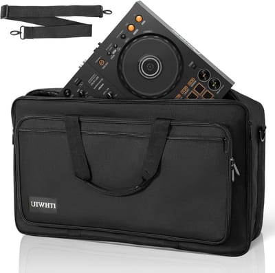 Draagbare DJ Controller Tas - Beschermende Opbergtas voor DDJ-200, Hercules Inpulse 200 en AKAI MK3, Ideaal voor Reizen en Opslag, M: 52x32x7CM